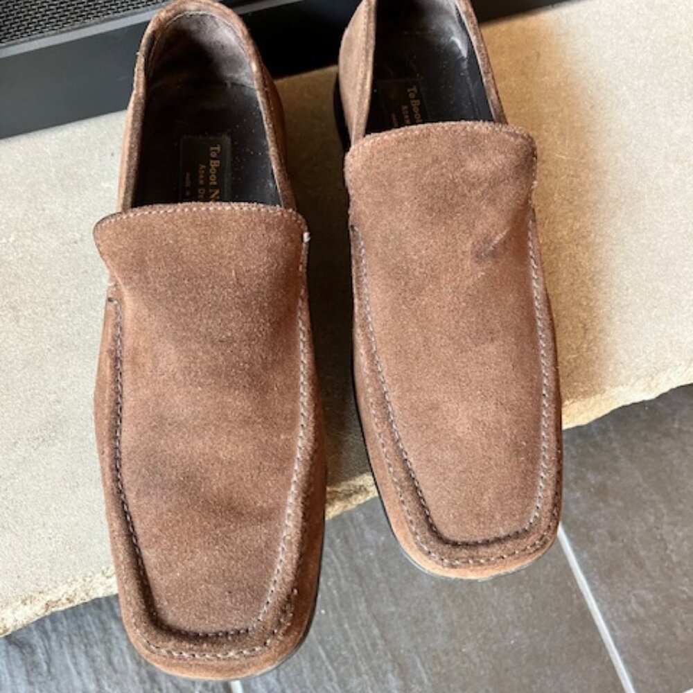 Too Boot New York Brown Suede Loafers